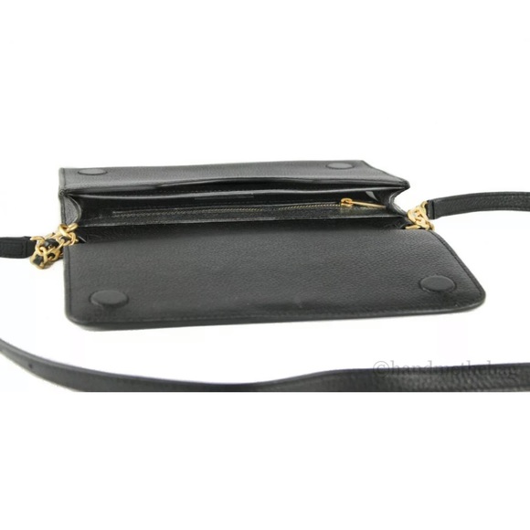 Tory Burch (73507) Britten Large Pebble Leather Crossbody Clutch Handbag Purse - Picture 10 of 10